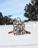 Hands Block Print Small Backpack