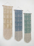 Semi Circle Shift Block Print Fringe Wall Hanging