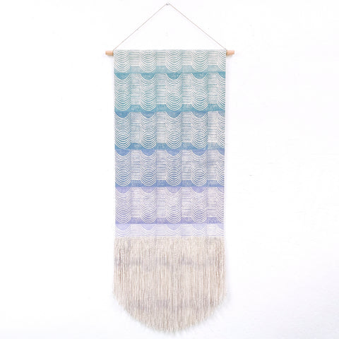 Blue to Purple Gradient Wall Hanging