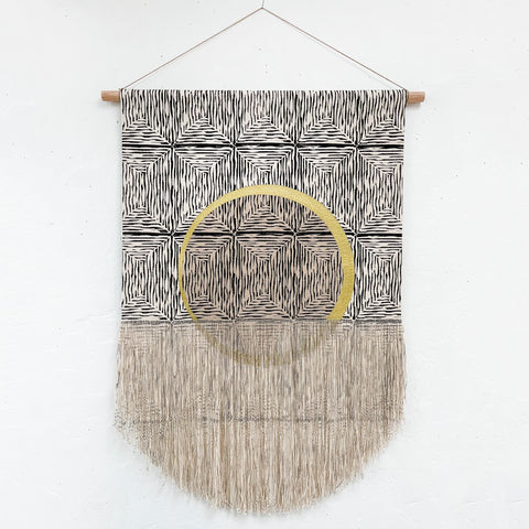 Plank Eclipse Wall Hanging in Black