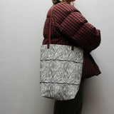 Plank Block Print Small Tote Bag