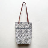 Plank Block Print Small Tote Bag