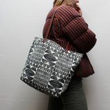 Tunnel Block Print Tote Bag