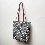 Tunnel Block Print Tote Bag