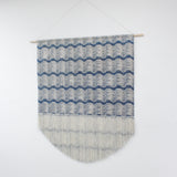 Large Wave Wall Hanging in Blue