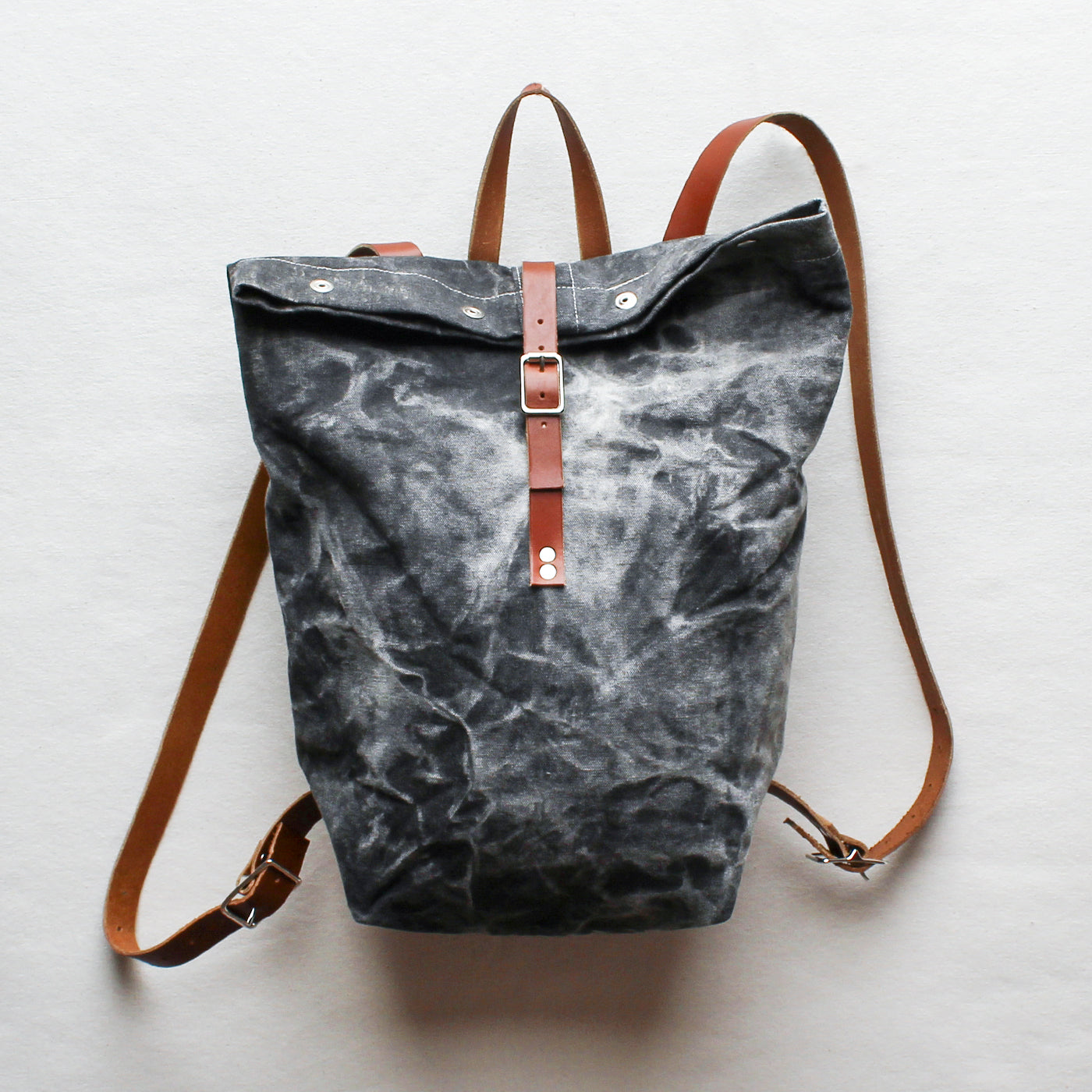 Flame Block Print Large Backpack – Julia Canright
