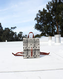Evil Eye Block Print Small Backpack