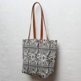 Evil Eye Block Print Tote Bag