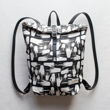 FU Block Print Large Backpack