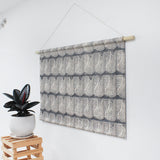 Flood Faux Headboard Wall Hanging Black Pearl