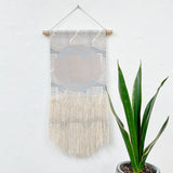 Grey Flood with Taupe Circle Wall Hanging