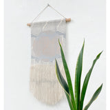 Grey Flood with Taupe Circle Wall Hanging