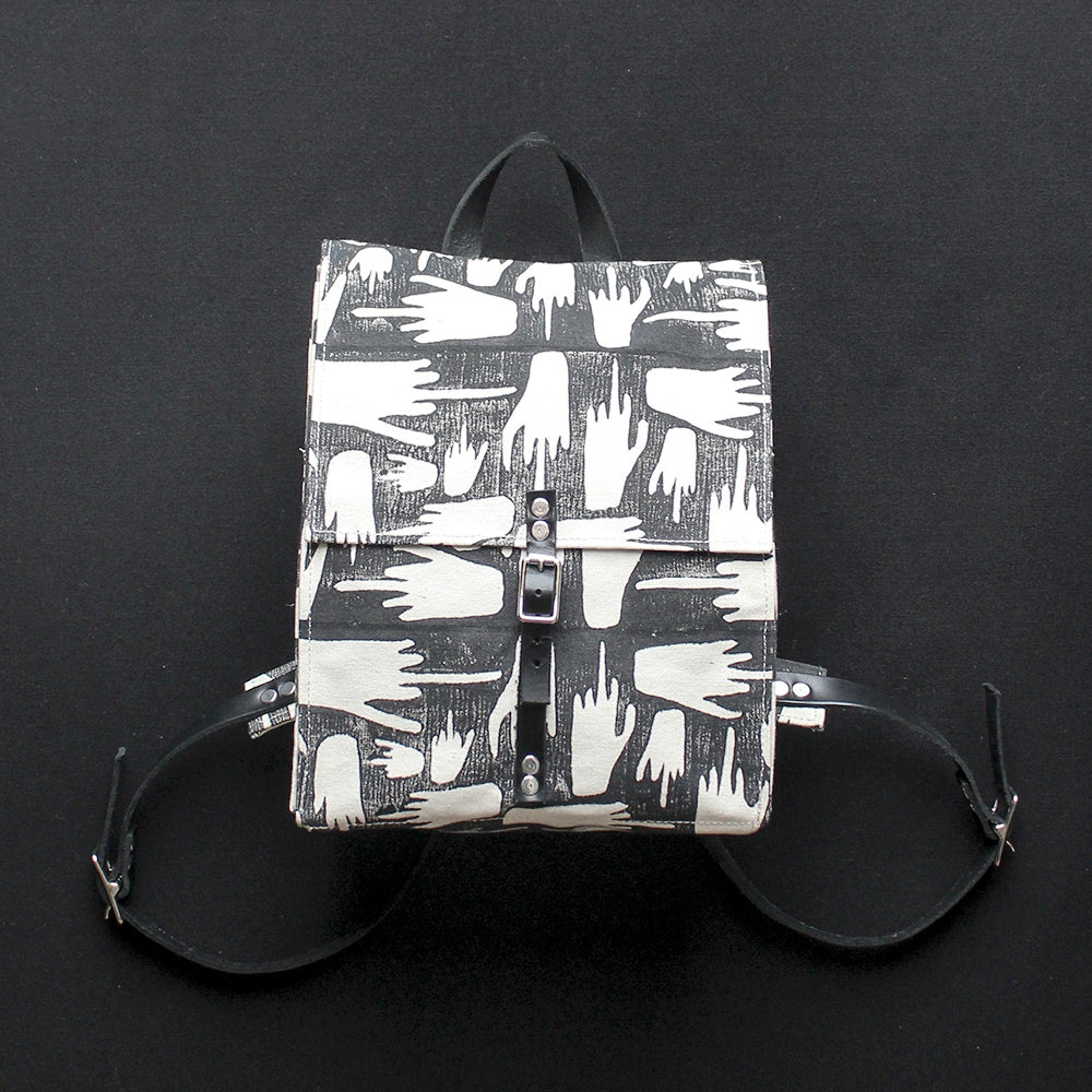 FU Block Print Small Backpack – Julia Canright display picture 1