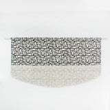 Large Block Print Hands Fringe Wall Hanging
