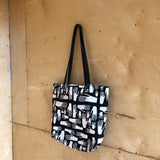 Hands Screen Print Canvas Tote Bag