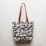 Hands Block Print Tote Bag