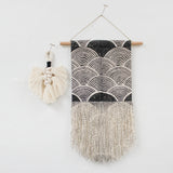 Small Knotted Wall Hanging with Black + Wall Hanging Combo