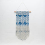 Medium Scallop Wall Hanging in Blue
