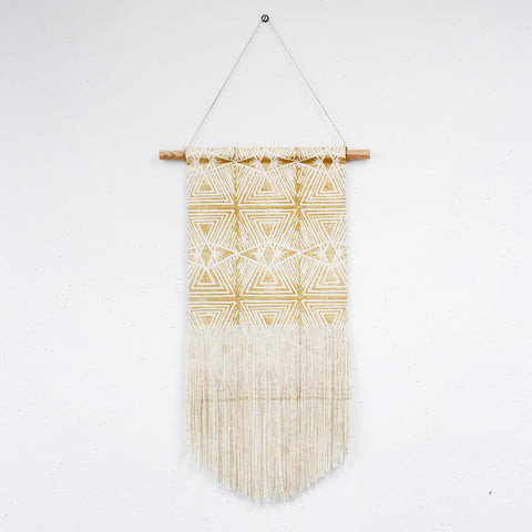 Medium Evil Eye Wall Hanging in Gold