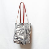 Nouveau Block Print Tote Bag