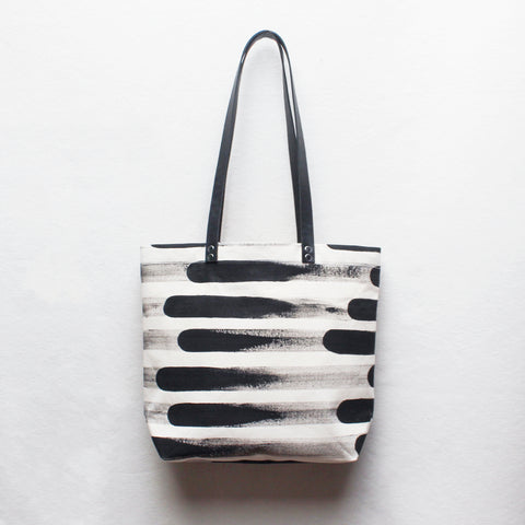 Painted Stripe Tote Bag