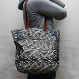 Paradise Block Print Tote Bag