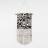 Medium Patchwork Wall Hanging in Black