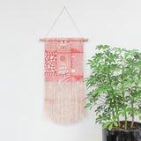 Medium Patchwork Wall Hanging in Pink