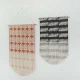 Fern Stripe Fringe Wall Hanging in Black