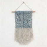 Small Flame Wall Hanging in Blue
