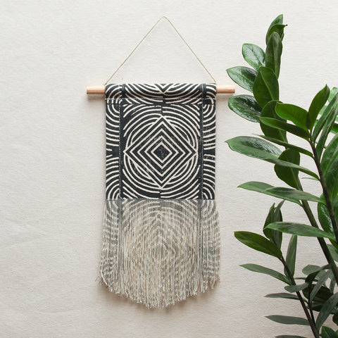 Small Sol Wall Hanging in Black