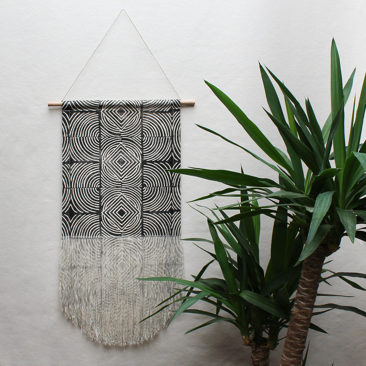 Julia Canright Backpack‎ Flame Block Print Made in San Francisco Neutral Canvas Thoughtful reflections https://www.facebook.com/johnpcurley  main image 2