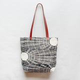 Solar Block Print Tote Bag