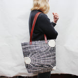 Solar Block Print Tote Bag