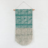 Pathway Block Print Wall Hanging in Green