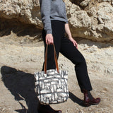 Hands Block Print Tote Bag