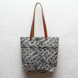 Paradise Block Print Tote Bag